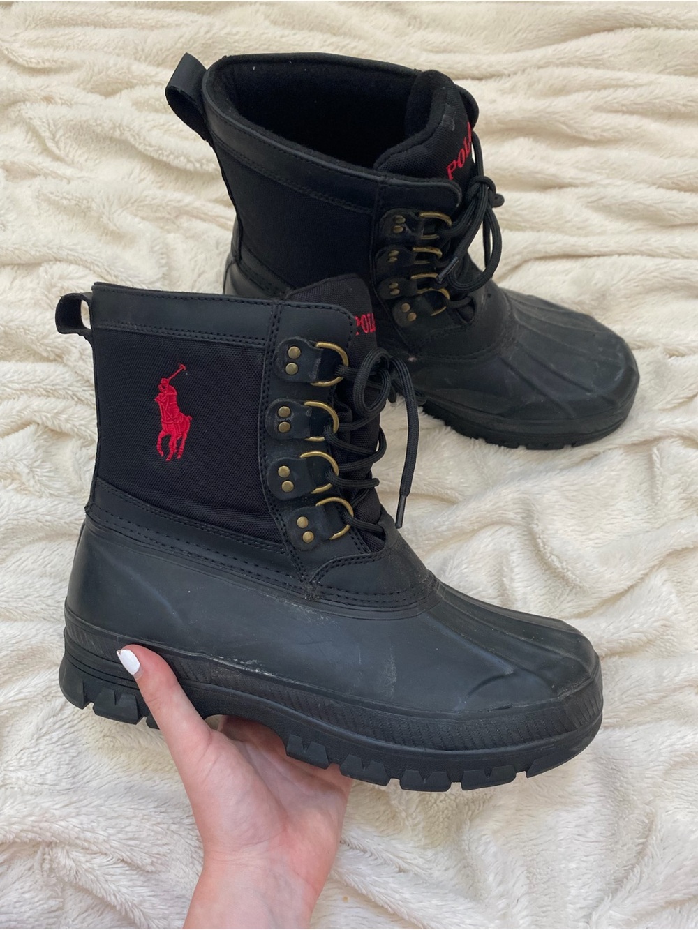 Polo Ralph Lauren Crestwick Boots men’s winter work boots Sz 9D